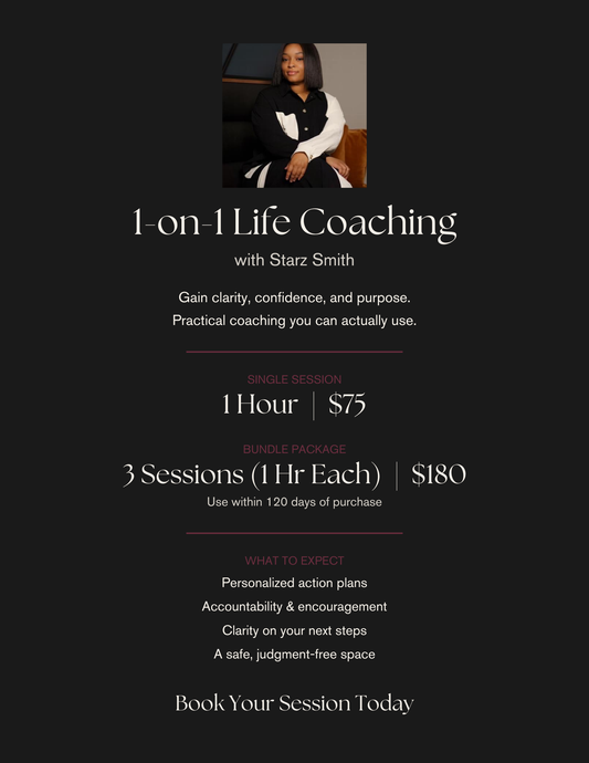 1 ON 1 COACHING BUNDLE (THREE SESSIONS) READ FINE PRINT MUST USE WITHIN 120 DAYS